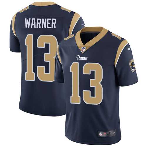 Nike Los Angeles Rams #13 Kurt Warner Navy Blue Team Color NFL Vapor Untouchable Limited Jersey,We sell and wholesale Nike Los Angeles Rams #13 Kurt Warner Navy Blue Team Color NFL Vapor Untouchable Limited Jersey on line form chian!